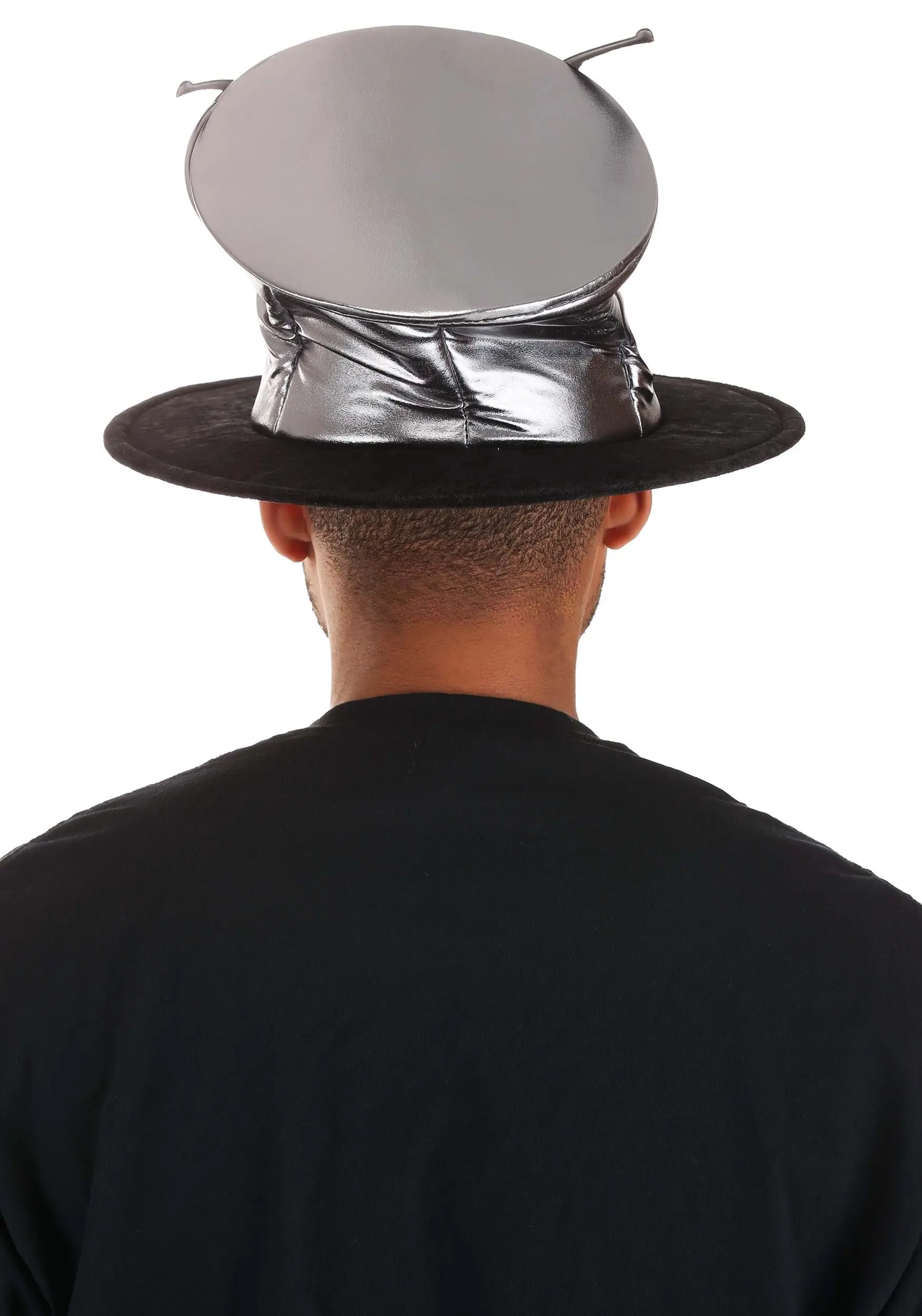 Elope Silver Ovo Top Hat For Adults 4 Elope Silver Ovo Top Hat For Adults - Image 2