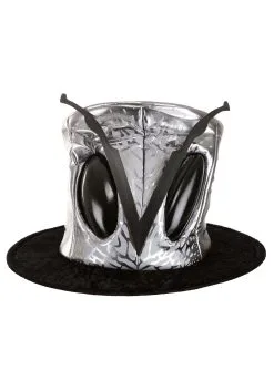 Elope Silver Ovo Top Hat For Adults 13 Elope Silver Ovo Top Hat For Adults -Cosplay Costumes Store adult ovo top hat alt 3