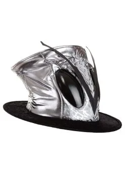 Elope Silver Ovo Top Hat For Adults 15 Elope Silver Ovo Top Hat For Adults -Cosplay Costumes Store adult ovo top hat alt 5