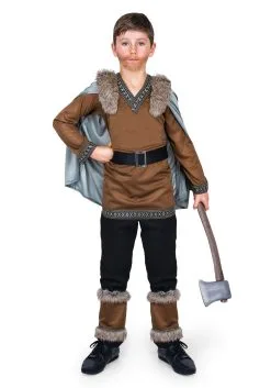 Karnival Costumes Kids Viking Barbarian Costume