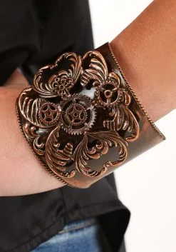 Elope Steampunk Cuff Antique Copper