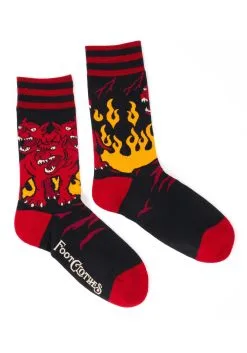 FootClothes Evil AF Cerberus Socks