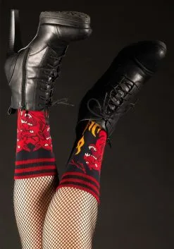 FootClothes Evil AF Cerberus Socks -Cosplay Costumes Store evil af cerebus socks alt 4