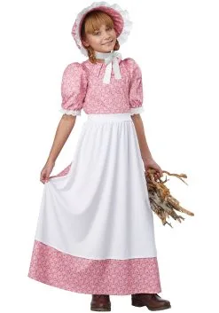 California Costume Collection Girl's Early American Girl Costume