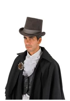 Elope Gray Coachman Costume Hat Accessory