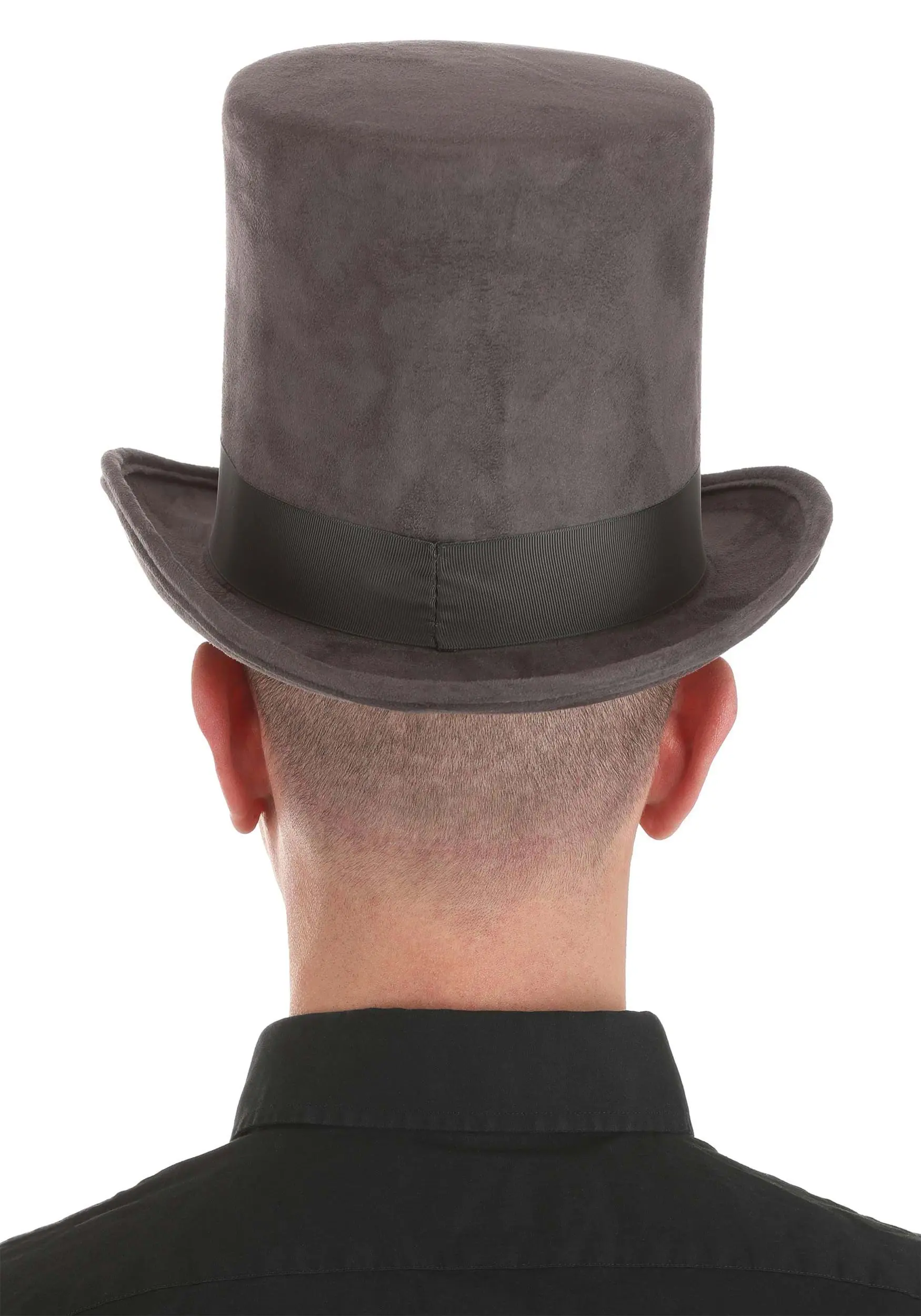 Elope Adult Gray Top Hat 5 Elope Adult Gray Top Hat - Image 3
