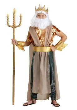Fun Costumes Poseidon Costume For Boys