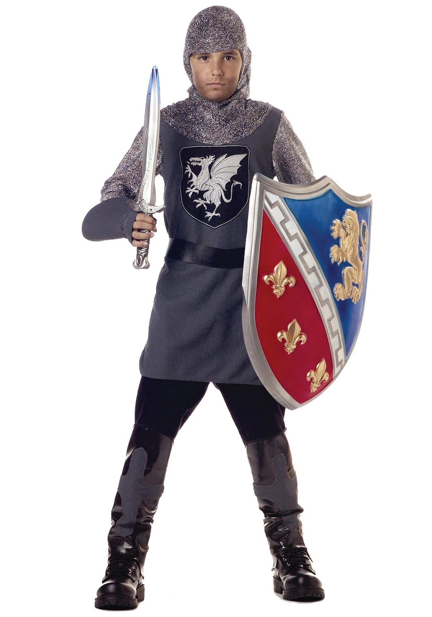 California Costume Collection Kid's Valiant Knight Costume 3 California Costume Collection Kid's Valiant Knight Costume