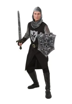 Partytime Costume & Lingerie (Yiwu) Factory Plus Size Black Knight Costume