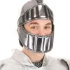 Elope Silver Knight Soft Costume Helmet Accessory -Cosplay Costumes Store silver knight plush helmet