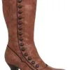 Ellie Brown Victorian Spat Boot For Women -Cosplay Costumes Store womens brown victorian spat boot
