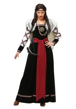 Fun Costumes Women's Dark Viking Dress Costume